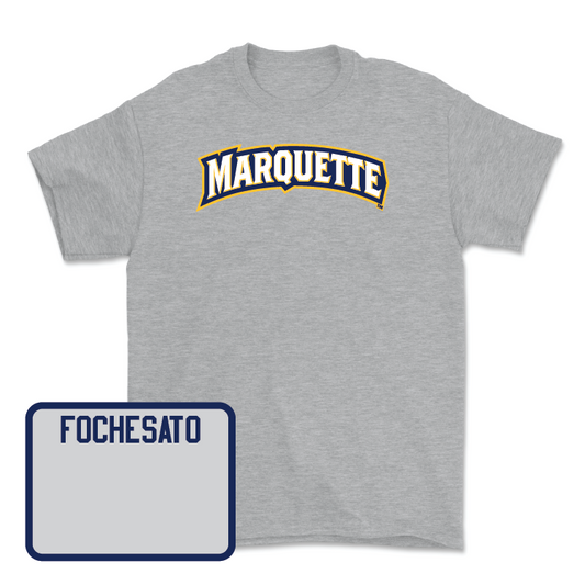 Sport Grey Track & Field Wordmark Tee - Sylvia Fochesato