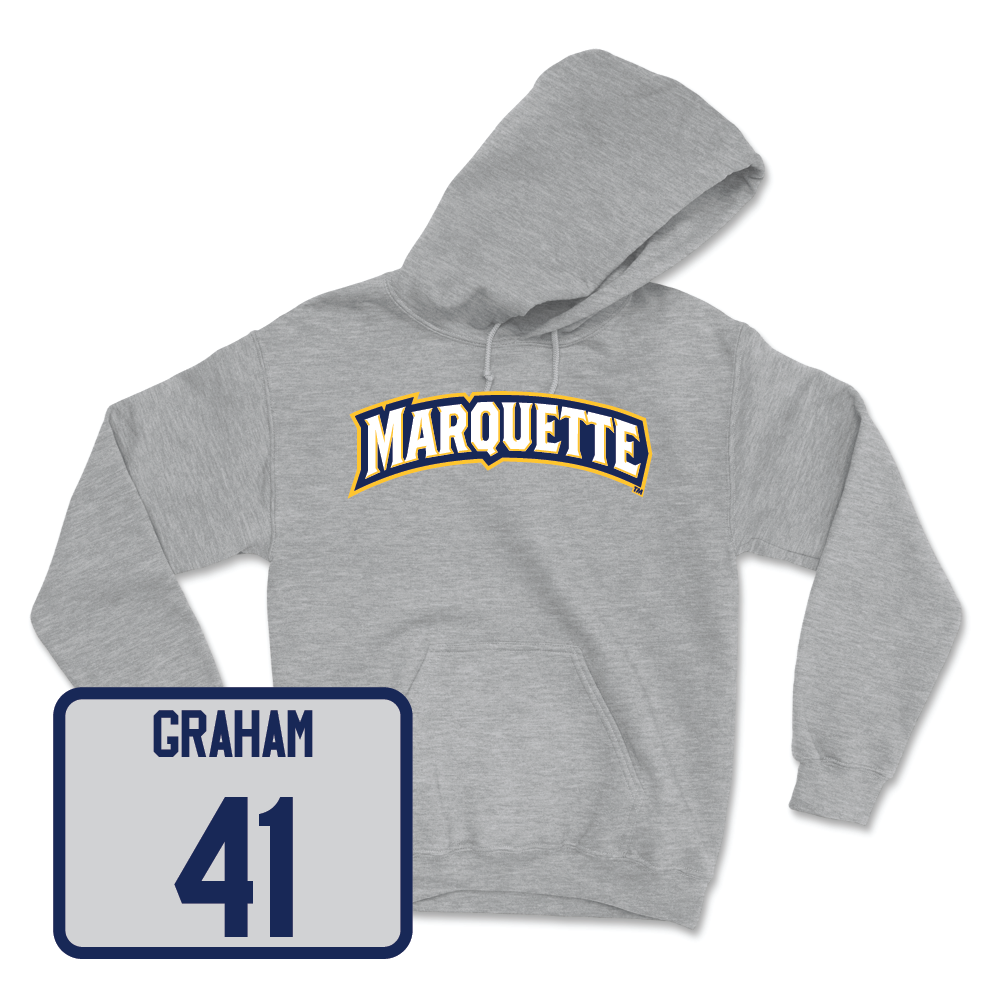 Sport Grey Women's Lacrosse Wordmark Hoodie  - Addyson Graham