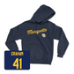 Navy Women's Lacrosse Script Hoodie  - Addyson Graham