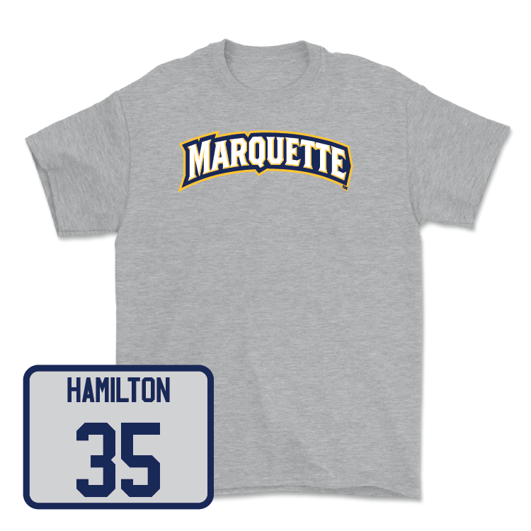 Sport Grey Men's Basketball Wordmark Tee - Caedin Hamilton