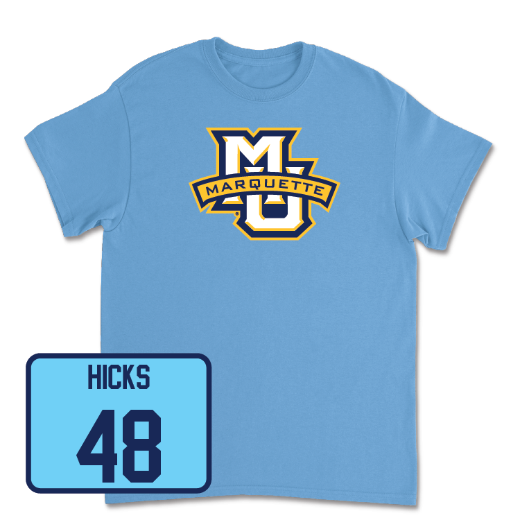 Championship Blue Men's Lacrosse Marquette Tee - Calvin Hicks