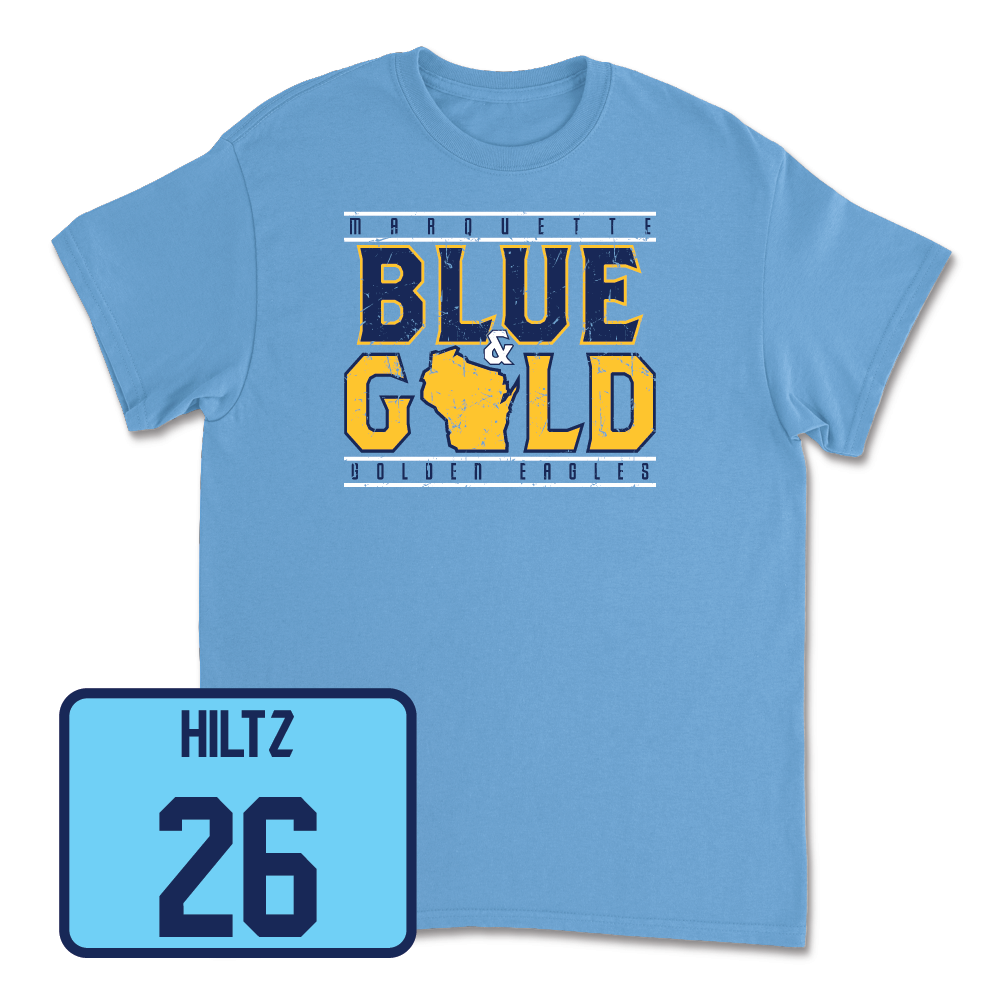 Championship Blue Men's Lacrosse State Tee  - Hayden Hiltz