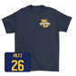 Navy Men's Lacrosse Classic Tee  - Hayden Hiltz