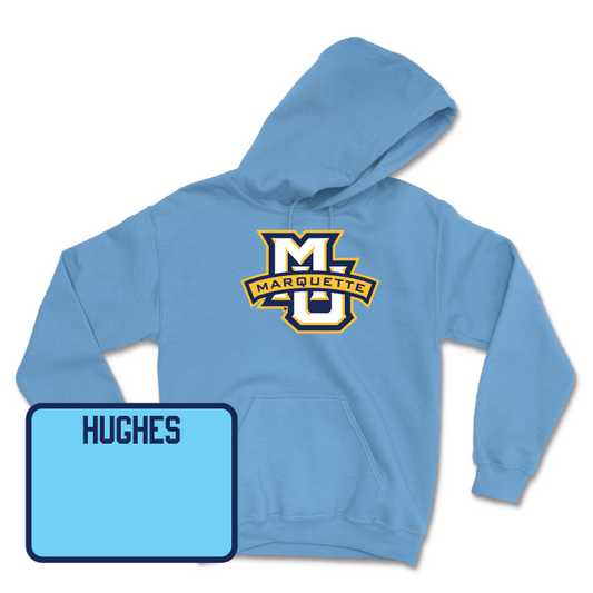 Championship Blue Track & Field Marquette Hoodie - Aaron Hughes