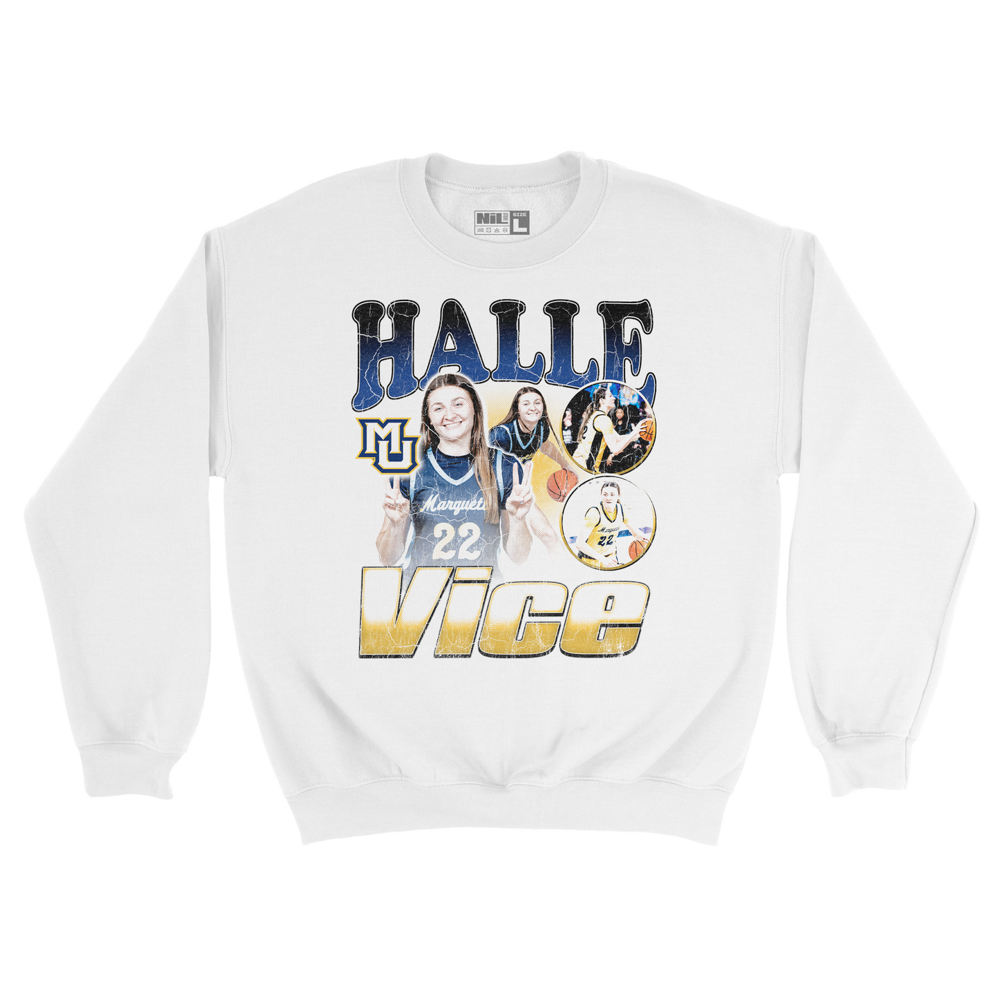 EXCLUSIVE RELEASE: Halle Vice 90s White Crew