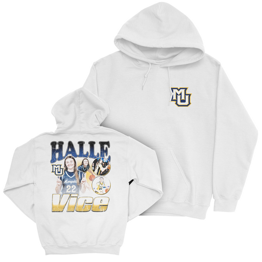 EXCLUSIVE RELEASE: Halle Vice 90s White Hoodie