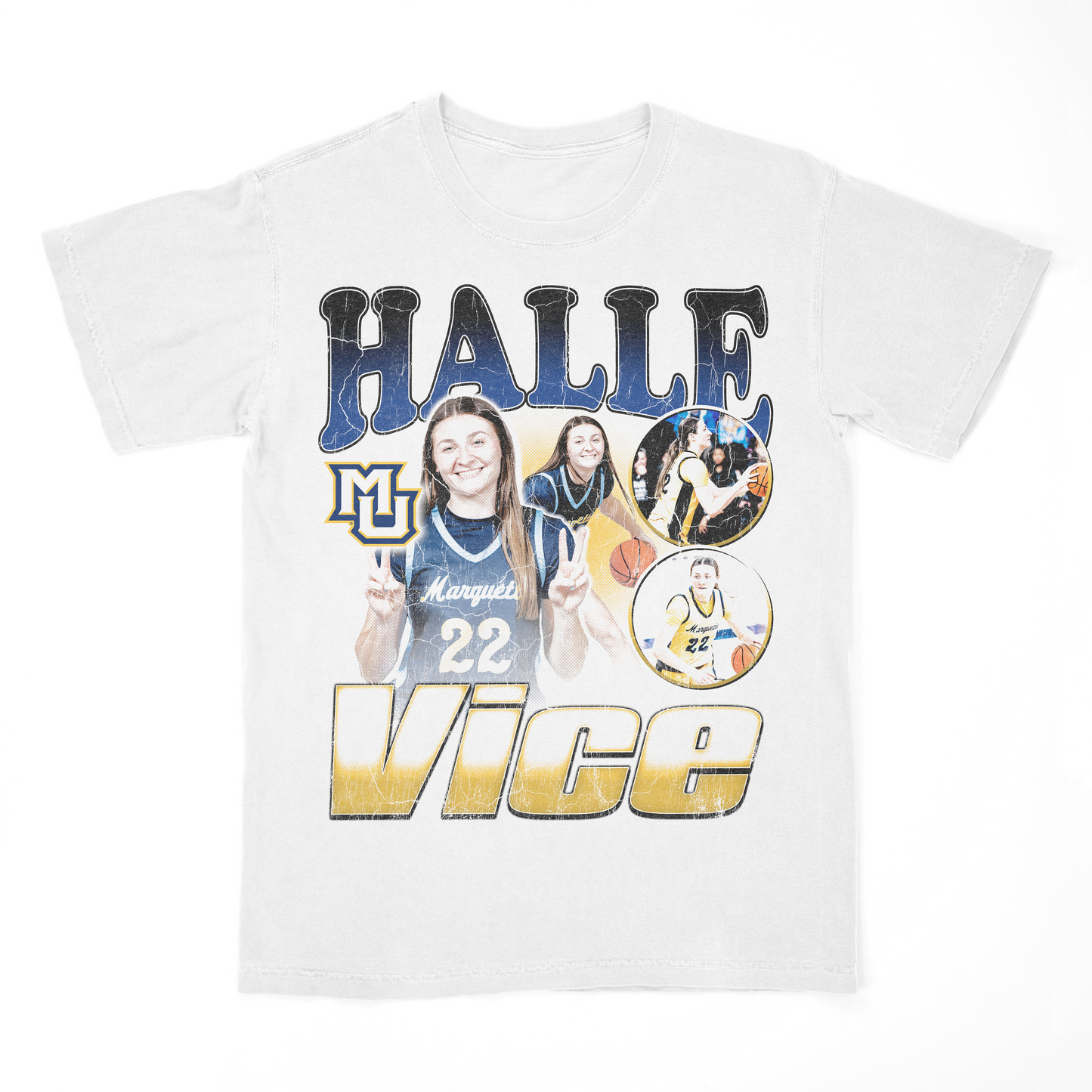 EXCLUSIVE RELEASE: Halle Vice 90s White Tee