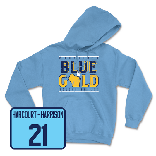 Championship Blue Men's Soccer State Hoodie - Ben Harcourt-Harrison