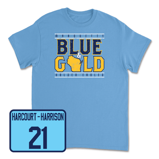 Championship Blue Men's Soccer State Tee - Ben Harcourt-Harrison