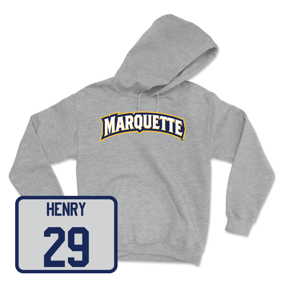 Sport Grey Men's Lacrosse Wordmark Hoodie - JP Henry