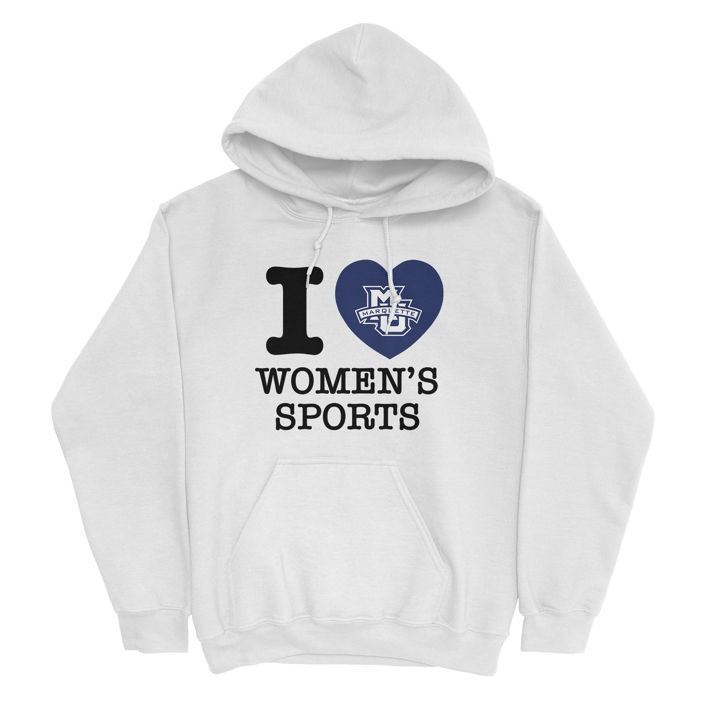 EXCLUSIVE RELEASE: I Love Women's Sport White Hoodie