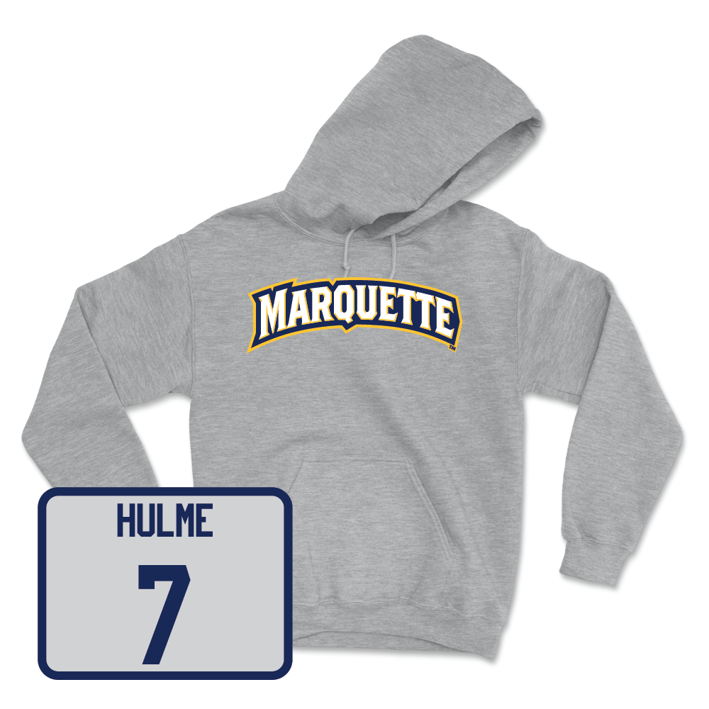 Sport Grey Men's Lacrosse Wordmark Hoodie - Zach Hulme