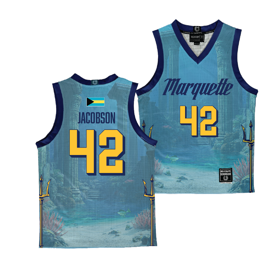 EXCLUSIVE: Marquette Bahamas Men’s Basketball Jersey - Luke Jacobson | #42