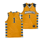 Marquette Men's Basketball Retro Gold Jersey - Kameron Jones | #1