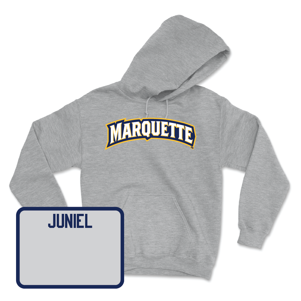 Sport Grey Track & Field Wordmark Hoodie - Justin Juniel