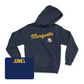 Navy Track & Field Script Hoodie - Justin Juniel