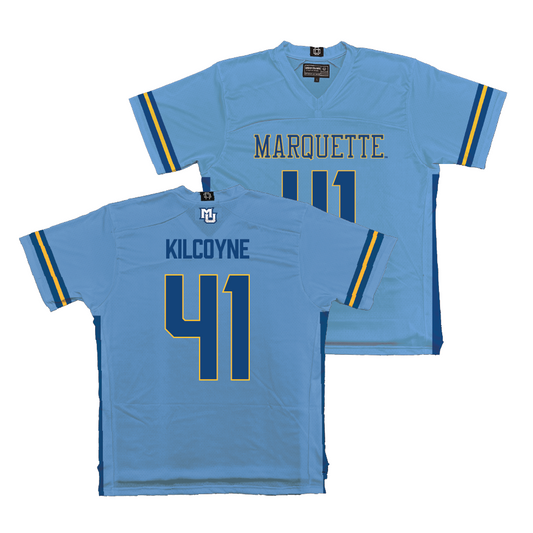 Championship Blue Marquette Men's Lacrosse Jersey - Ryan Kilcoyne