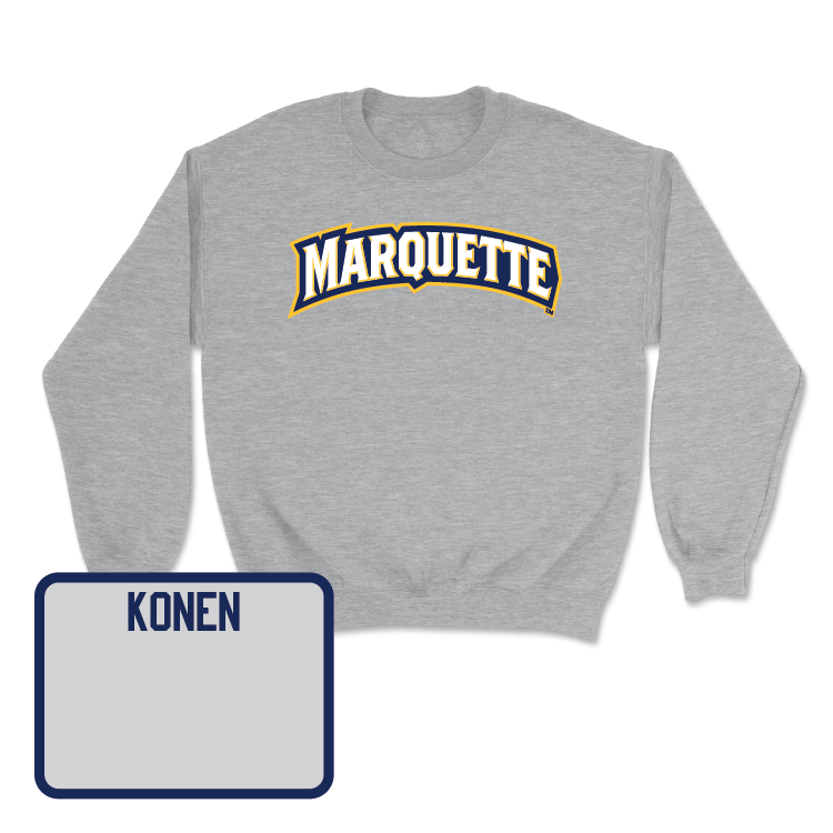 Sport Grey Track & Field Wordmark Crew - Gianna Konen