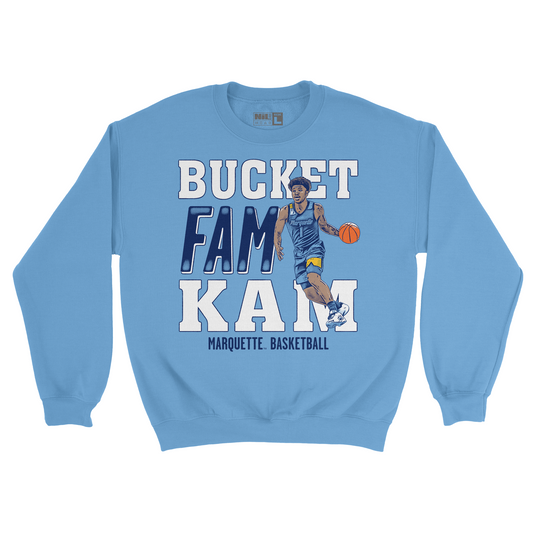 EXCLUSIVE RELEASE: Kameron Jones Illustrated Bucket Fam Kam Light Blue Crew