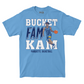 EXCLUSIVE RELEASE: Kameron Jones Illustrated Bucket Fam Kam Light Blue Tee