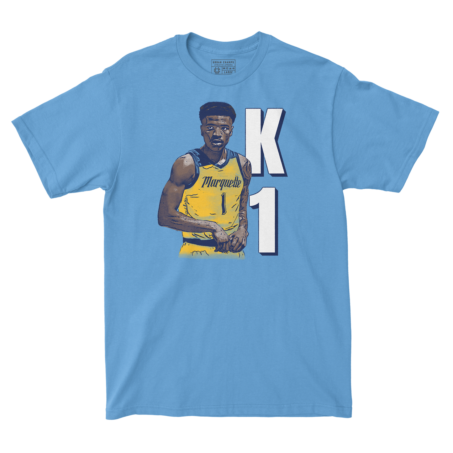 EXCLUSIVE RELEASE: Kameron Jones Illustrated Carolina Blue Tee