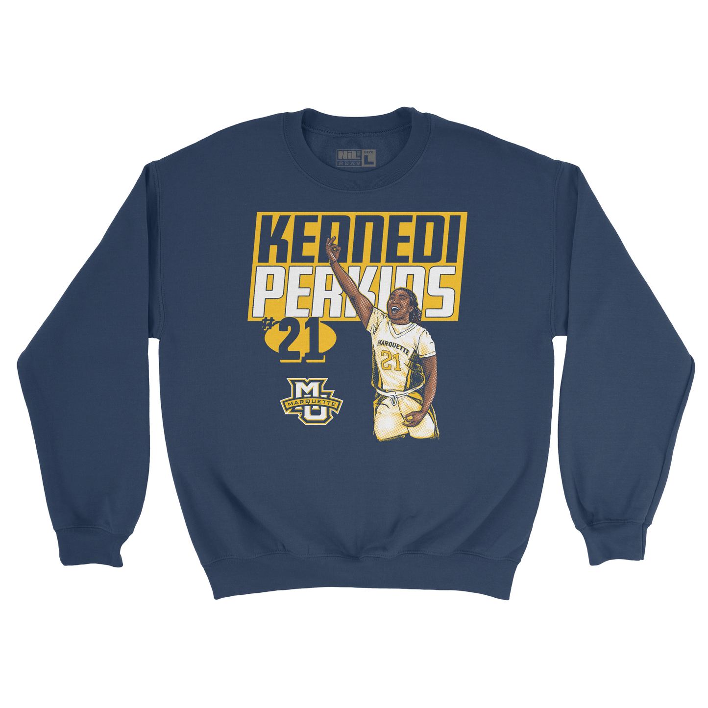 EXCLUSIVE RELEASE: Kennedi Perkins Illustrated Navy Crew