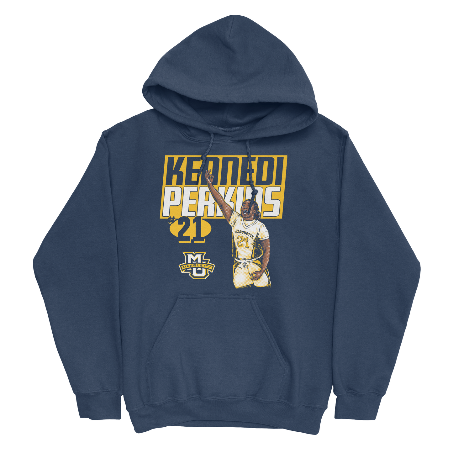 EXCLUSIVE RELEASE: Kennedi Perkins Illustrated Navy Hoodie