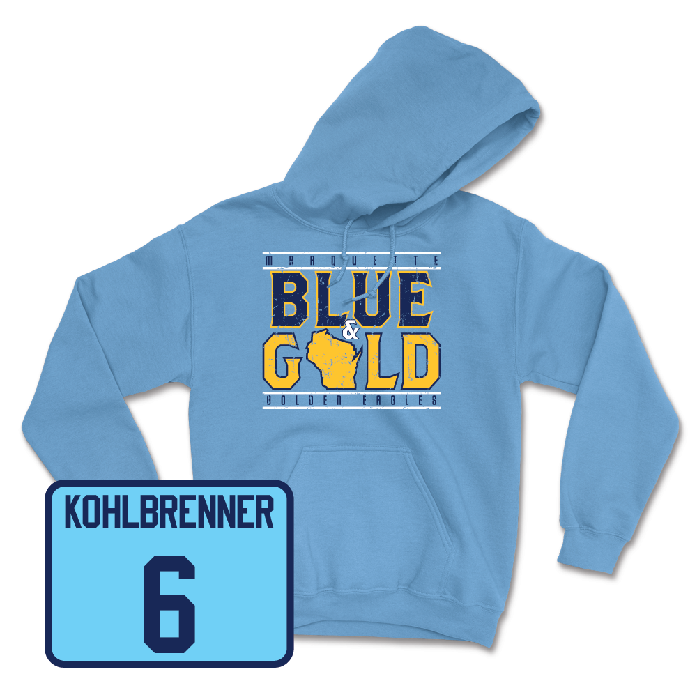 Championship Blue Men's Lacrosse State Hoodie - Andrew Kohlbrenner