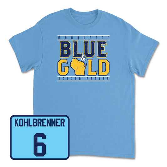 Championship Blue Men's Lacrosse State Tee - Andrew Kohlbrenner