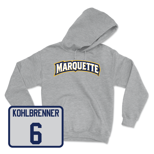 Sport Grey Men's Lacrosse Wordmark Hoodie - Andrew Kohlbrenner