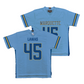 Championship Blue Marquette Men's Lacrosse Jersey - Lucas Lawas