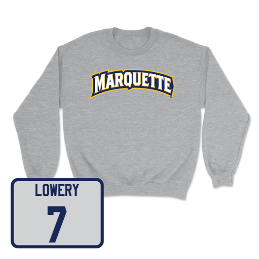 Sport Grey Men's Basketball Wordmark Crew - Zaide Lowery