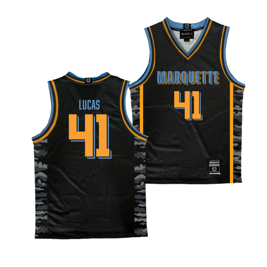 Marquette Men’s Basketball Players’ Edition Black Jersey - Jonah Lucas | #41