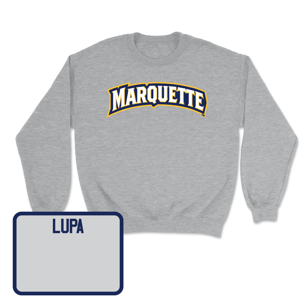 Sport Grey Track & Field Wordmark Crew  - Natalie Lupa