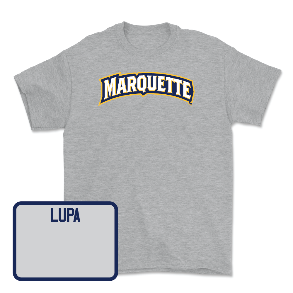 Sport Grey Track & Field Wordmark Tee  - Natalie Lupa