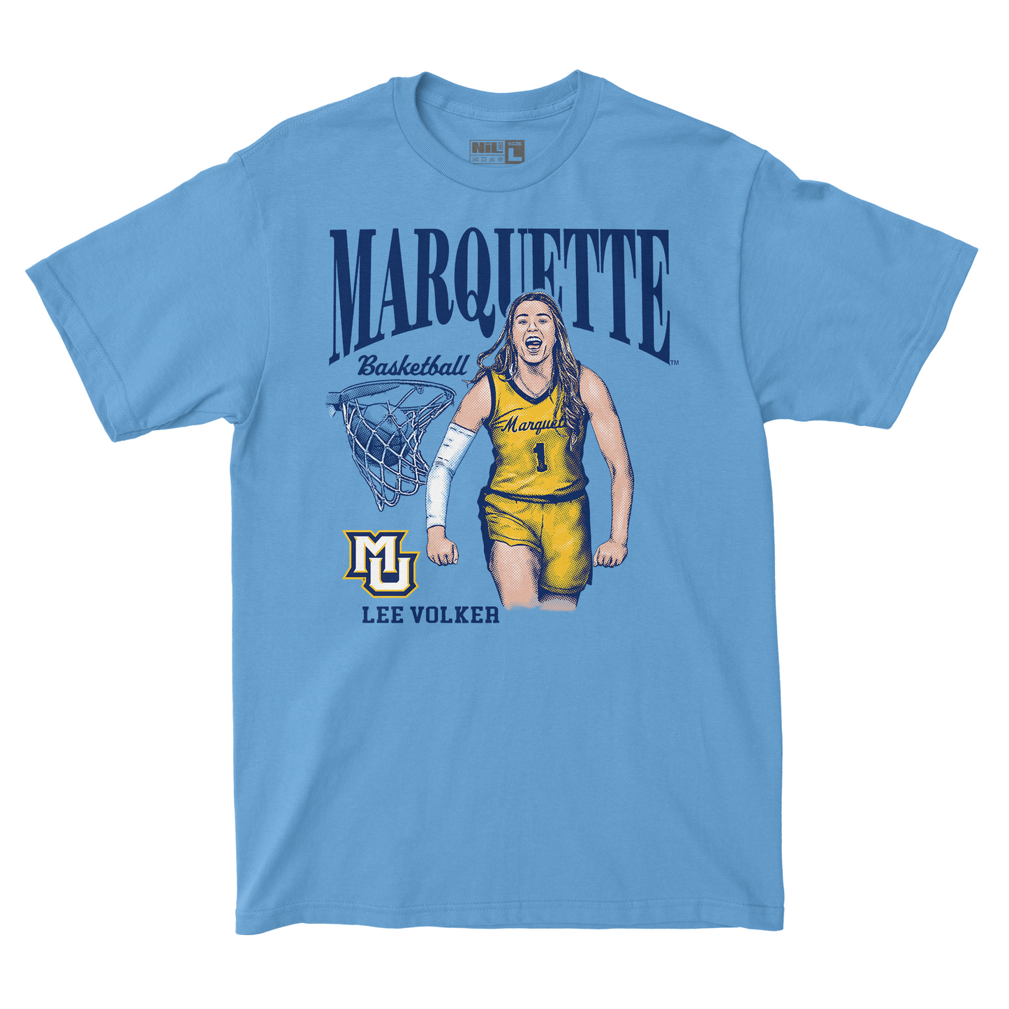 EXCLUSIVE RELEASE: Lee Volker Illustrated Carolina Blue Tee