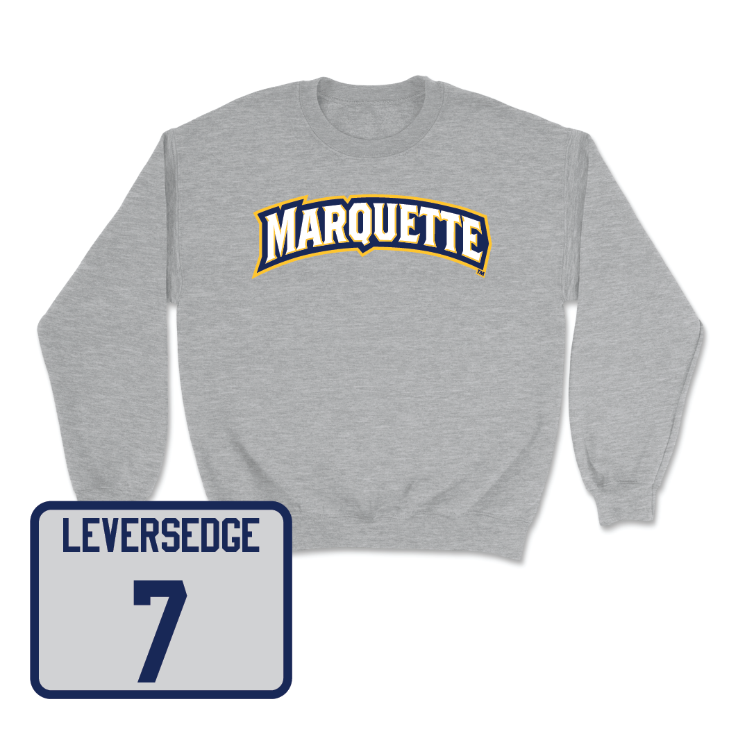 Sport Grey Women's Lacrosse Wordmark Crew - Riley Leversedge