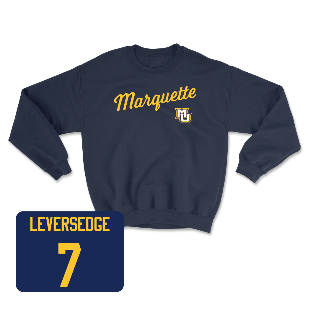 Navy Women's Lacrosse Script Crew - Riley Leversedge