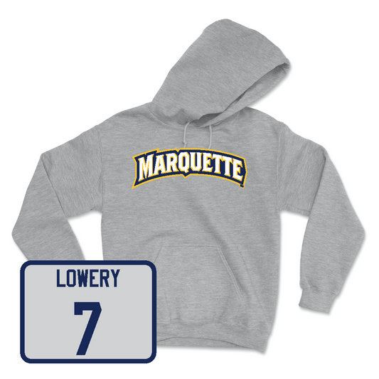 Sport Grey Men's Basketball Wordmark Hoodie