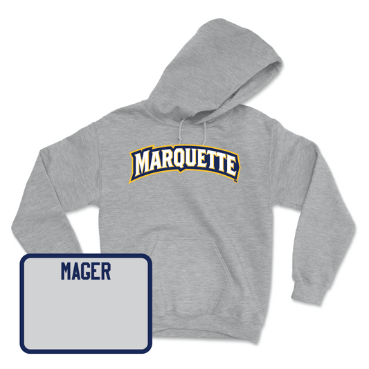 Sport Grey Track & Field Wordmark Hoodie  - Grace Mager