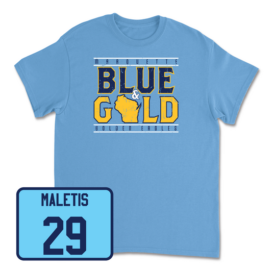 Championship Blue Women's Soccer State Tee Youth Small / Alexa Maletis | #29