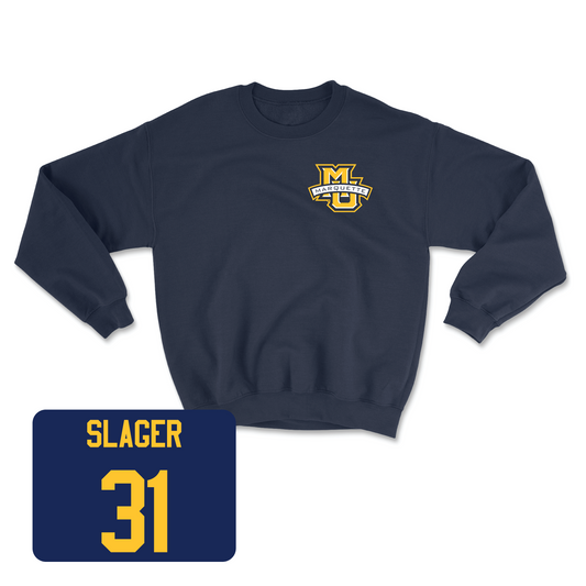 Navy Men's Lacrosse Classic Crew Youth Small / Adam Slager | #31