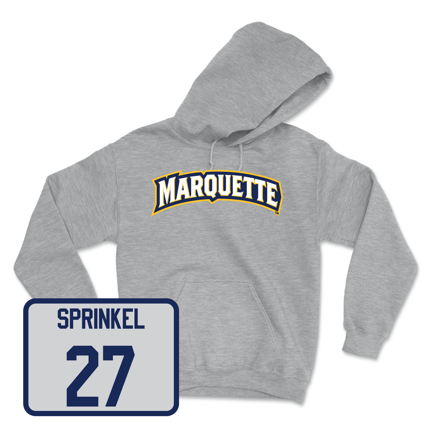 Sport Grey Women's Lacrosse Wordmark Hoodie Small / Ava Sprinkel | #27