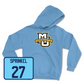 Championship Blue Women's Lacrosse Marquette Hoodie Youth Large / Ava Sprinkel | #27