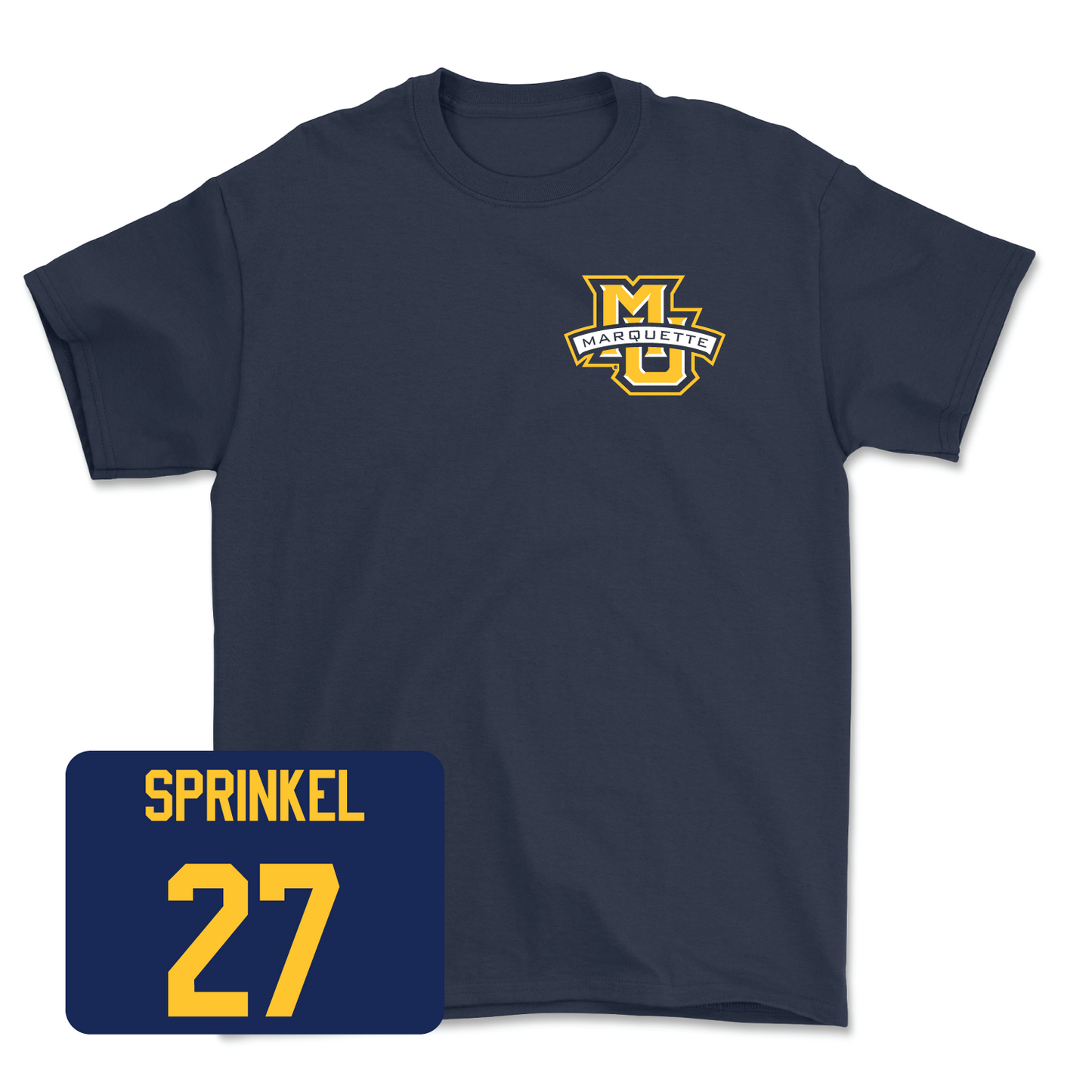 Navy Women's Lacrosse Classic Tee Small / Ava Sprinkel | #27