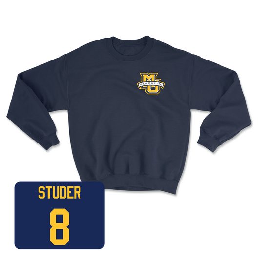Navy Women's Volleyball Classic Crew Youth Small / Adriana Studer | #8