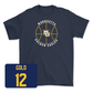 Navy Men's Basketball Hardwood Tee - Ben Gold