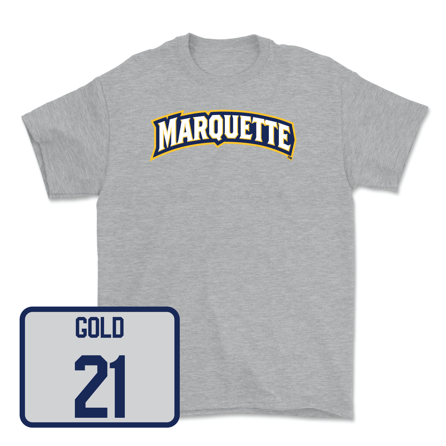 Sport Grey Men's Basketball Wordmark Tee Small / Ben Gold | #21