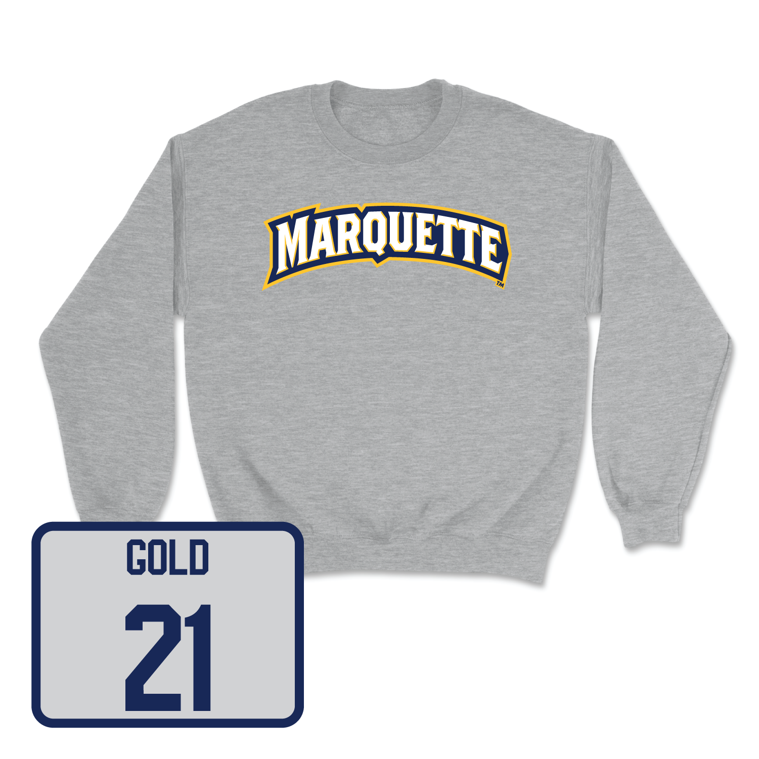 Sport Grey Men's Basketball Wordmark Crew Large / Ben Gold | #21