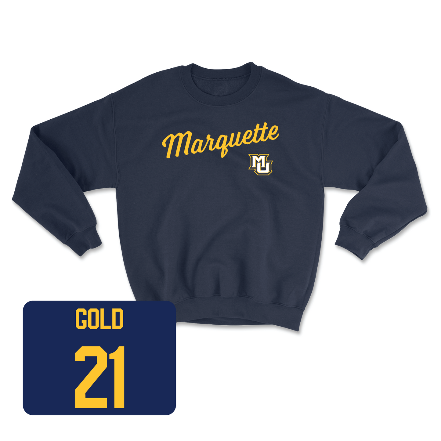 Navy Men's Basketball Script Crew Small / Ben Gold | #21